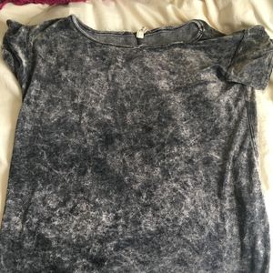 Free People grey t-shirt sweater